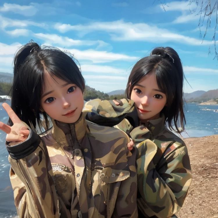 满族姑娘（老大老二）