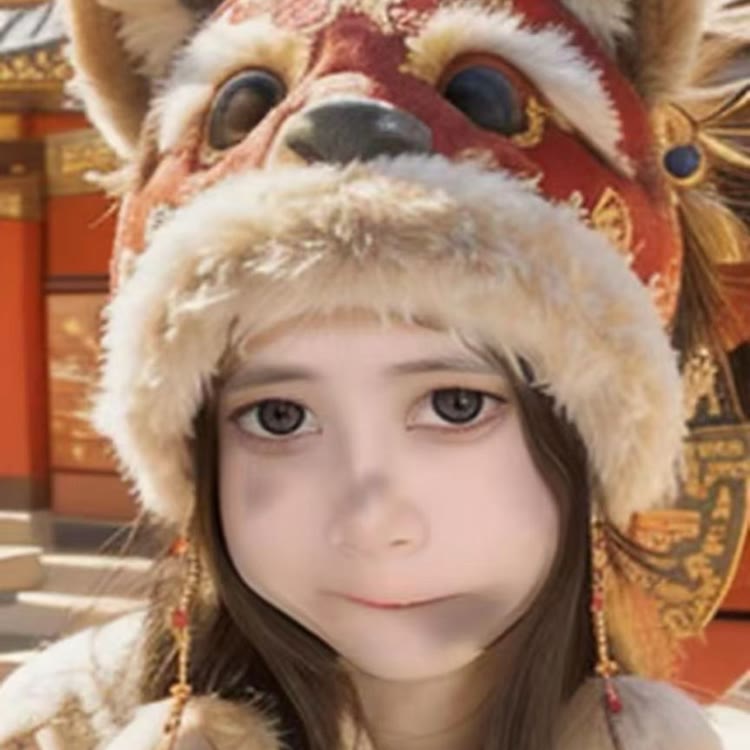 爱笑的毛妮→舌头穿绳