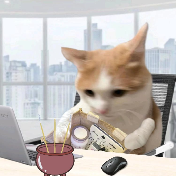 香炉的猫 meme